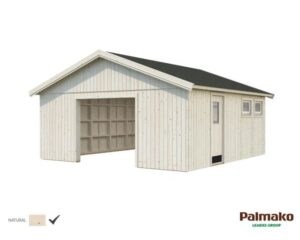 Palmako Andre Garage 32,1 m²/inv. 28,5 m², utan port, obehandlad