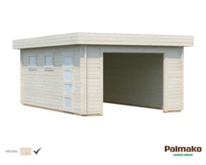 Palmako Rasmus Garage 19,8 m²/inv. 19 m², utan port obehandlad