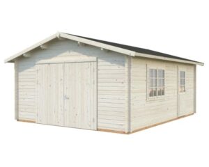 Palmako Roger Garage 24,8 m²/inv. 23,9 m², med port, impr. natur