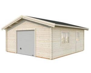 Palmako Roger Garage 29,2 m²/inv. 27,7 m², med port, impr. natur